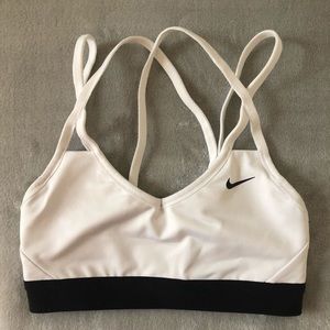 White Nike Sports Bra